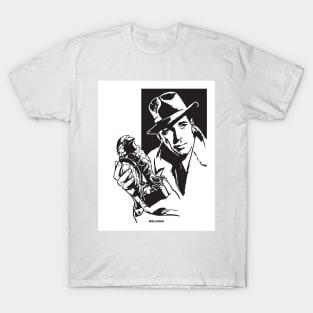 Humphrey Bogart by Peter Melonas T-Shirt